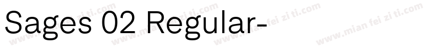 Sages 02 Regular字体转换